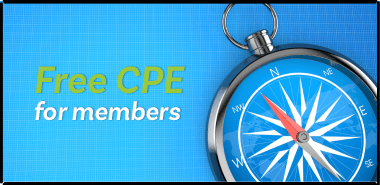 Free CPE webinars callout image