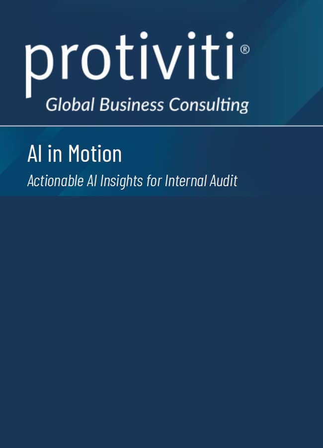 Protiviti: AI in Motion