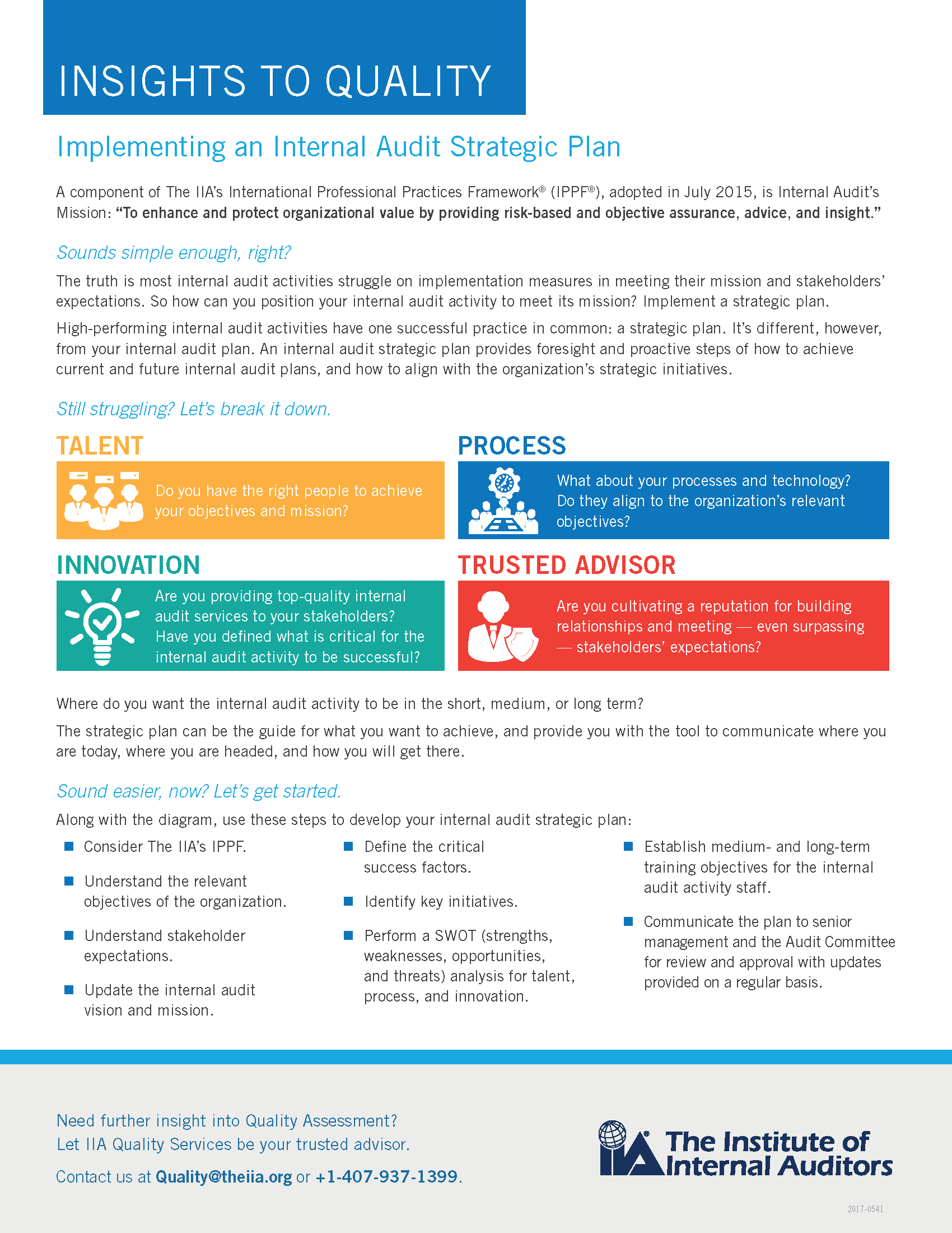 strategic internal audit plan