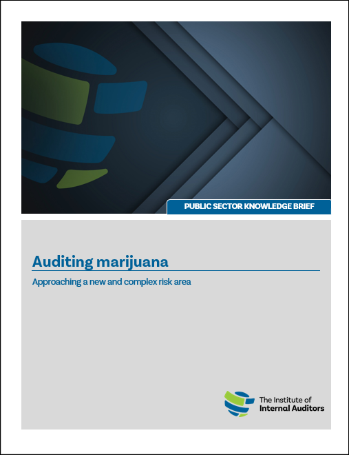 IIA Auditing Marijuana, Approaching a New and Complex Risk Area_cover.png