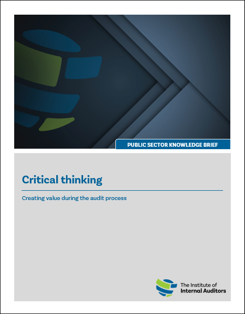 IIA Critical Thinking - Creating Value During the Audit Process_cover.png