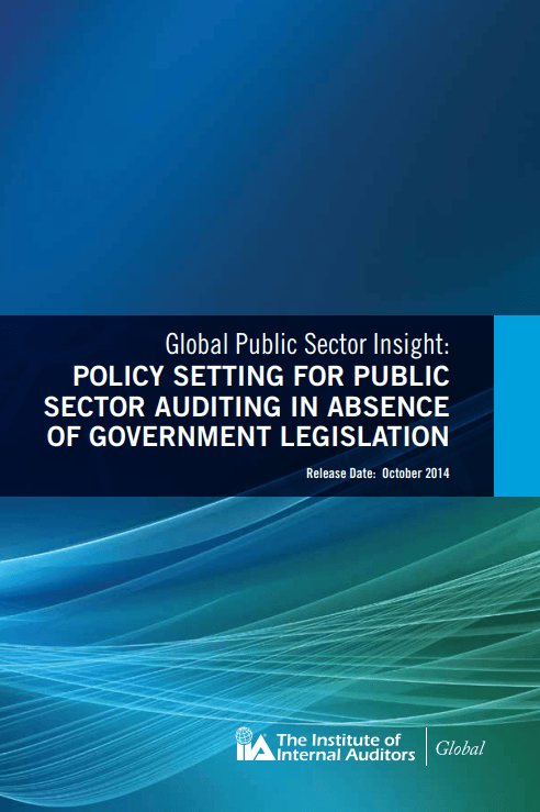 Policy Setting for Public Sector Auditing in Absence of Government Legislation