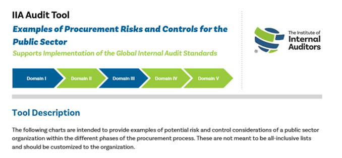 Public Sector Risks Examples of Procurement Risks and Controls for the Public Sector