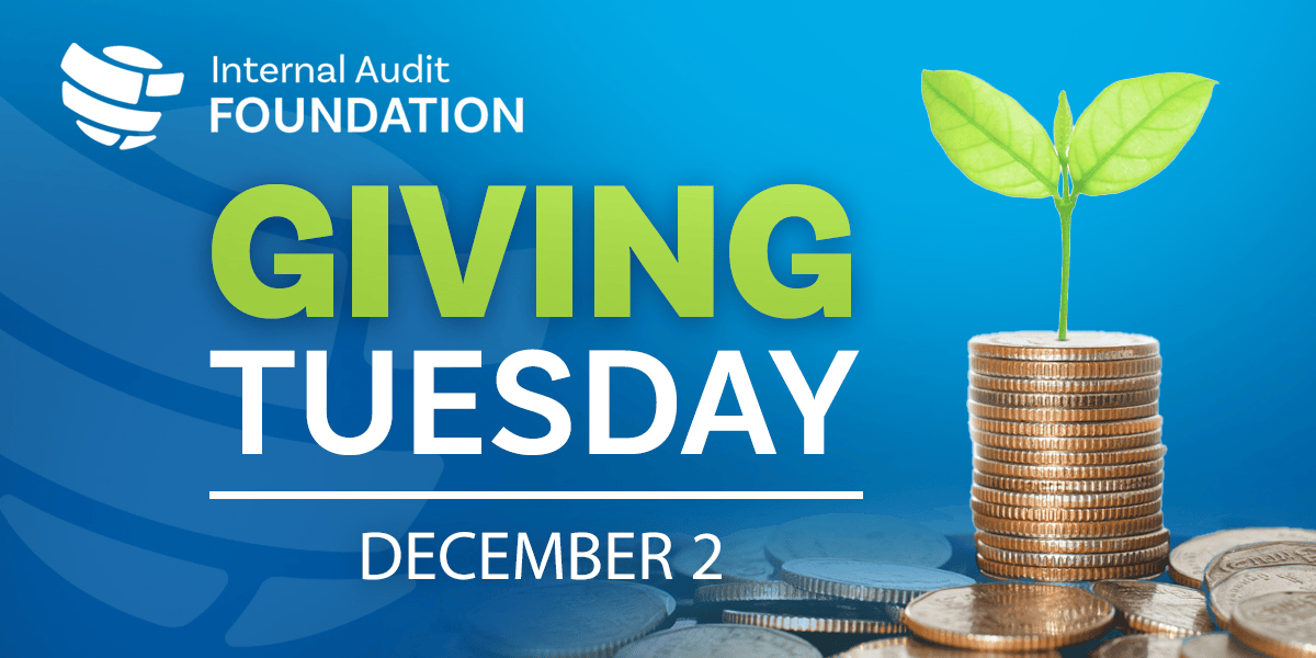 Internal Audit Foundation Giving Tuesday December 2