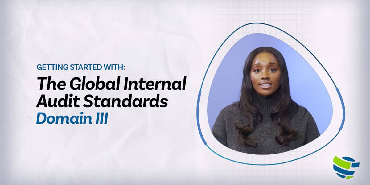 Getting Started With: The Global Internal Audit Standards: Domain III