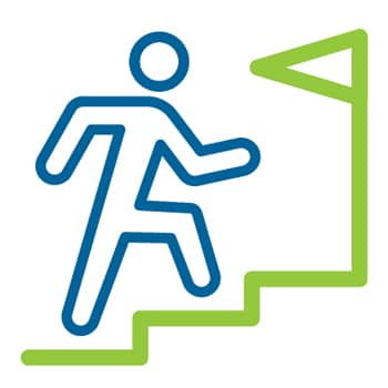 stair finish line